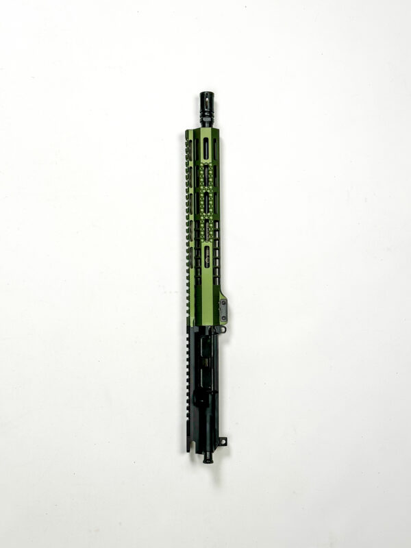 EWS 12.5"  Assembled Upper - Green Anodized Handguard